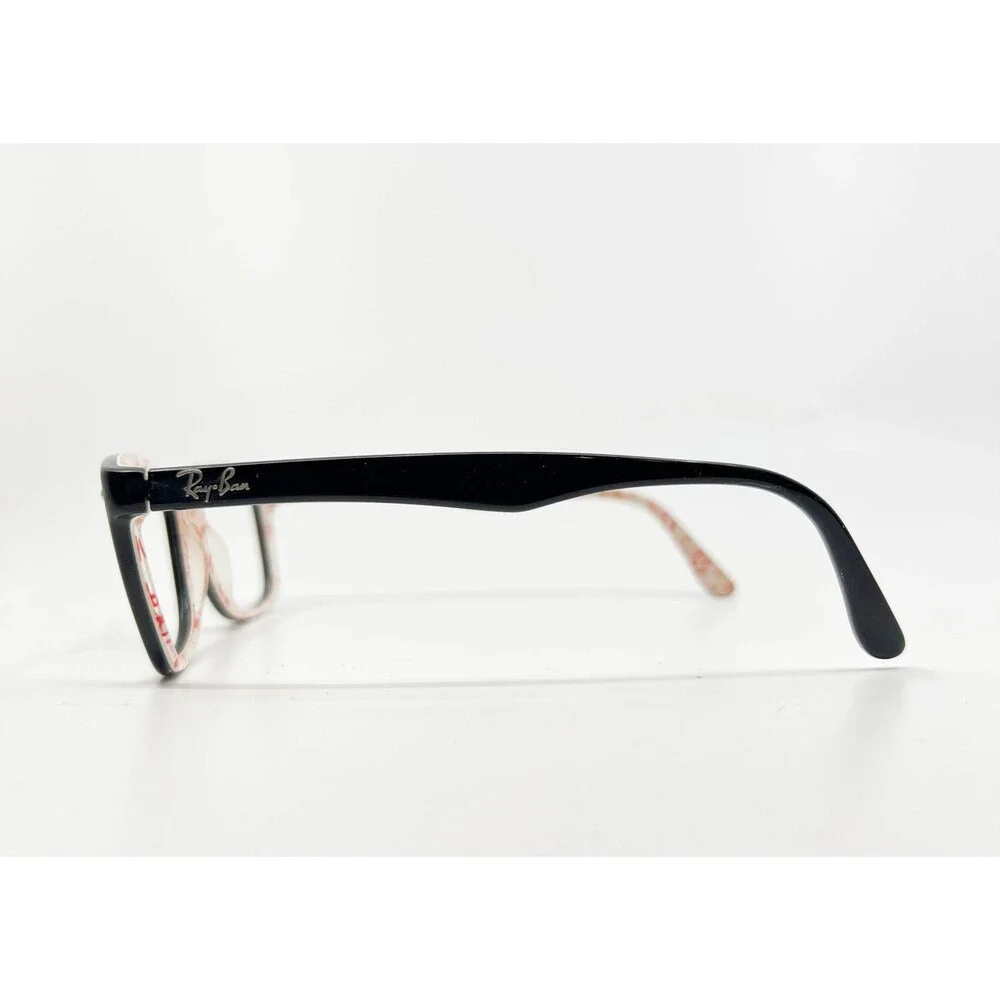 Ray-Ban RB 5228 5014 Black Red Eyeglasses Frames 53-17-140 - Picture 3 of 7